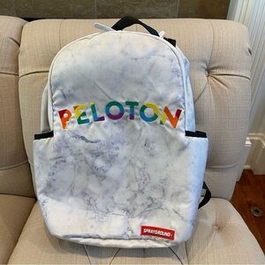 Sprayground x Peloton Backpack Marble Pride Limited Edition Gym Workout 🌈